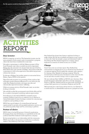 NZOG 2012 September Quarterly Report